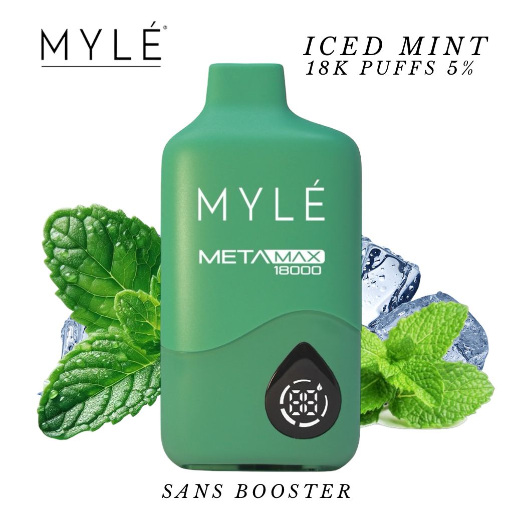 Mylé Meta Max Iced Mint 18K Puffs 5%