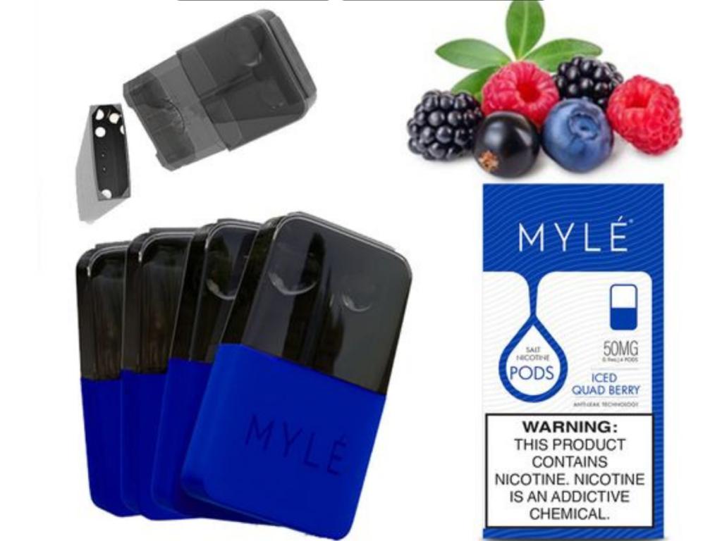 Mylé V4 Pod Iced Quad Berry 4 X 0.9ml Pods