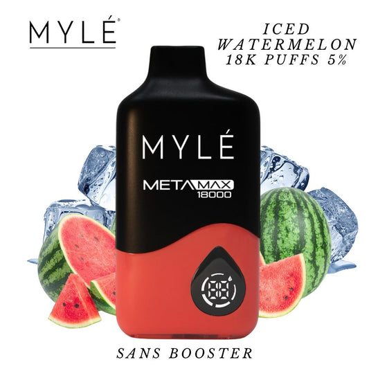 Mylé Meta Max Iced Watermelon 18K Puffs 5%