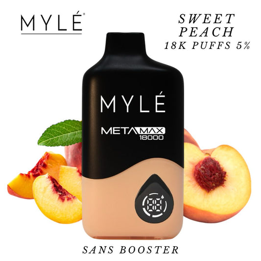 Mylé Meta Max Sweet Peach 18K Puffs 5%