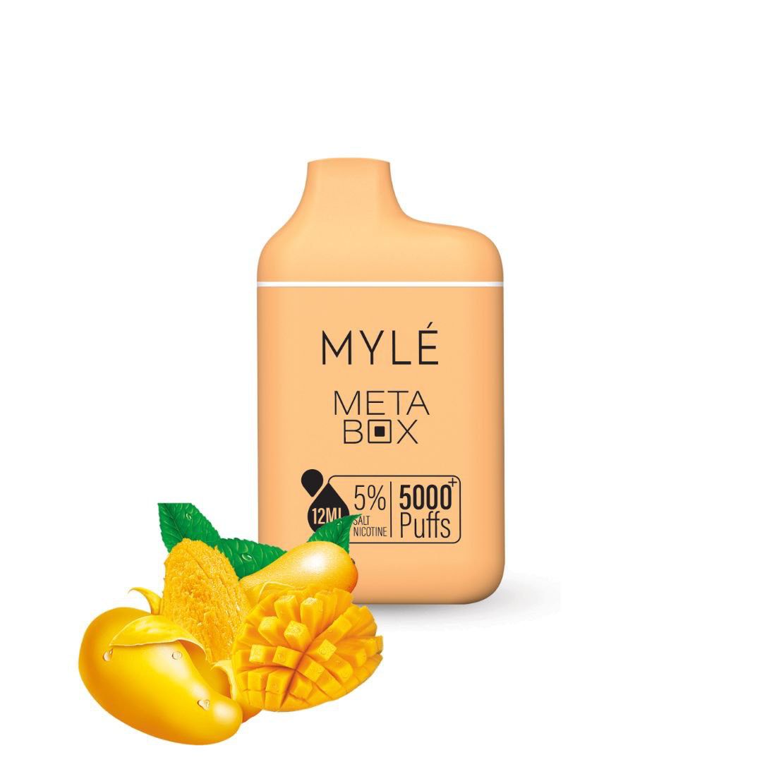 Mylé Meta Box Malaysian Mango 5000Puff 5% – Mylé Maroc