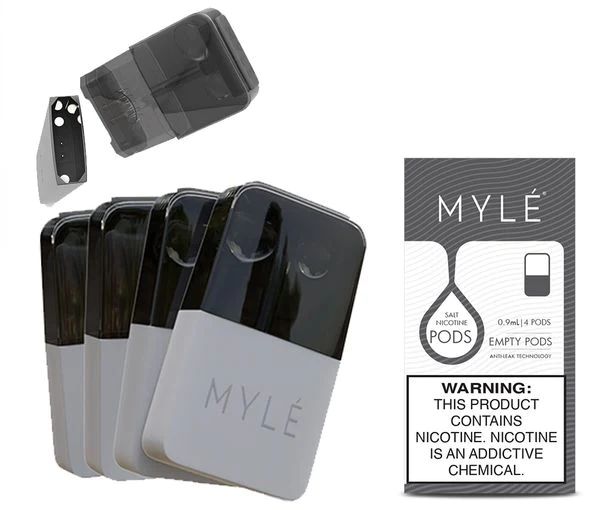 Mylé V4 Empty Pod 4 X 0.9ml Pods