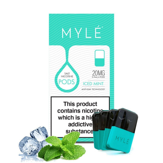 Mylé V4 Pod Iced Mint 4 X 0.9ml Pods