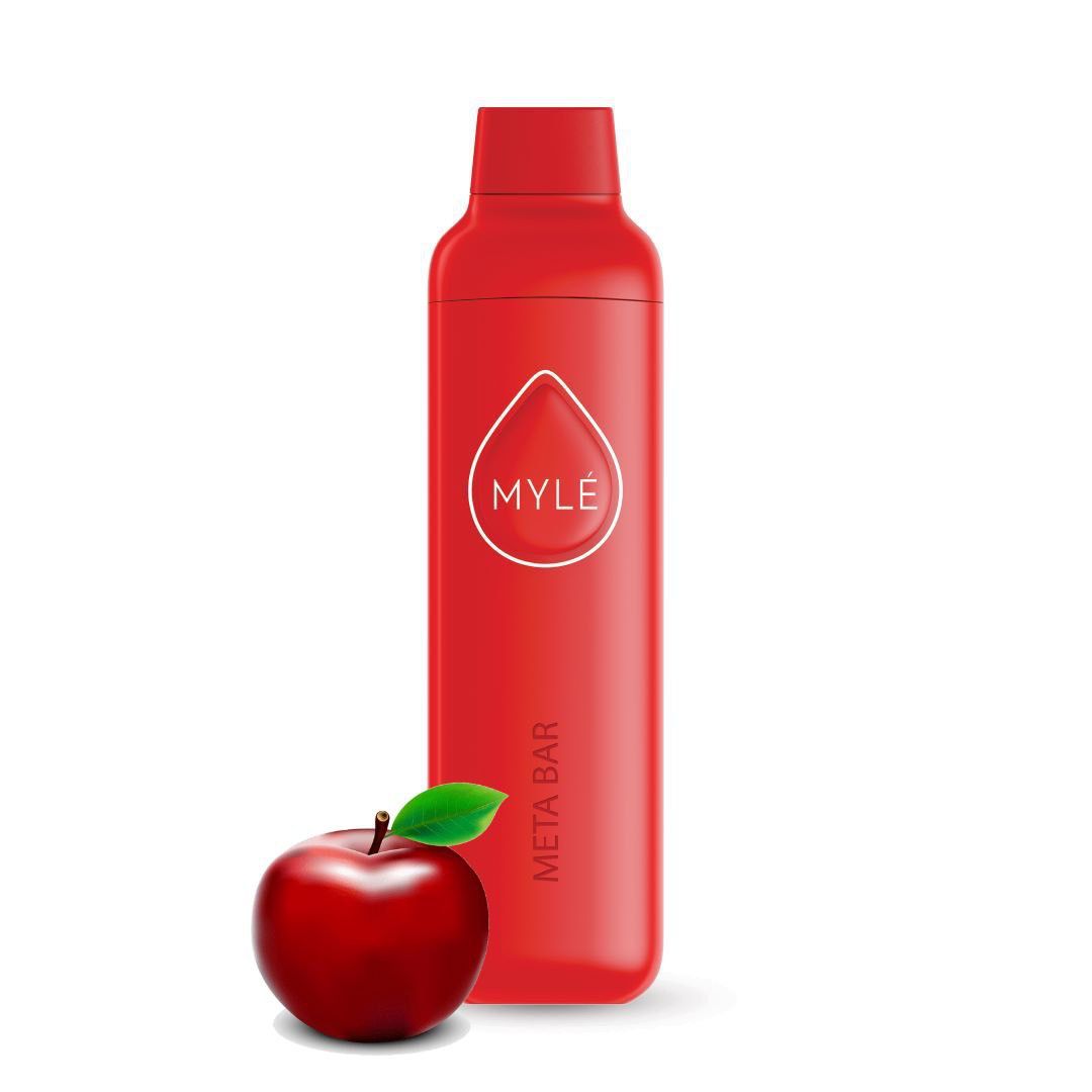 Meta Red Apple Mylé Meta Bar Red Apple 2500Puff 5% – Mylé Maroc